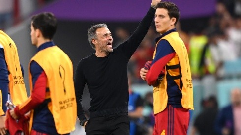 Luis Enrique con España.