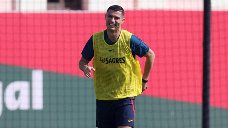 Cristiano Ronaldo con Portugal.