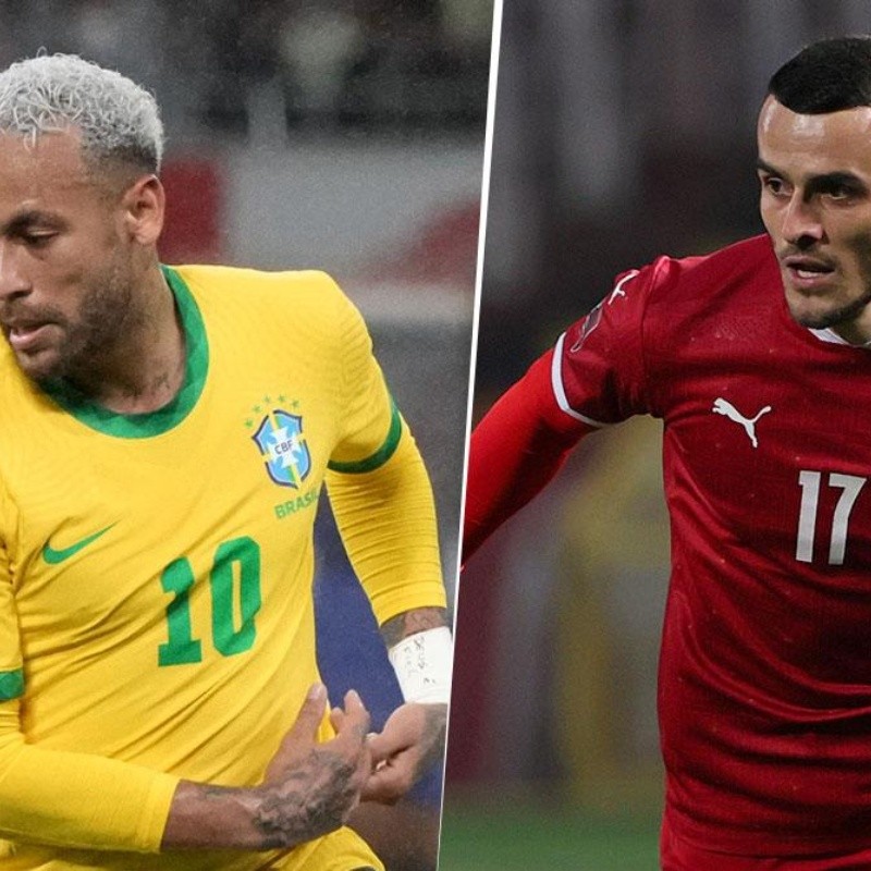 Brasil vs Serbia: alineaciones para el partido del Grupo G de Qatar 2022