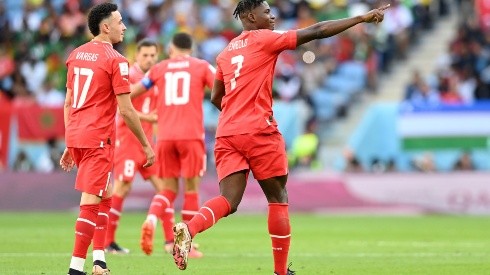 Breel Embolo anotó su gol con Suiza ante Camerún que lo vio nacer.