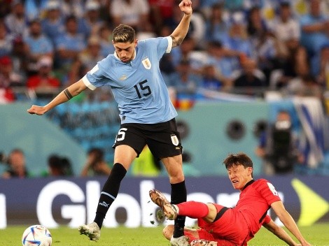 Los palos le niegan el triunfo a Uruguay ante Corea del Sur en Qatar 2022
