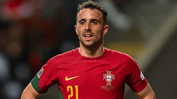 Diogo Jota, baja en la Selección de Portugal