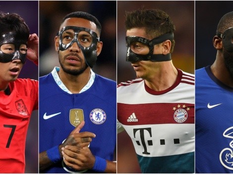 Aubameyang, Son Heung-min, Lewandowski, Rudiger: Why do soccer players wear masks during matches?