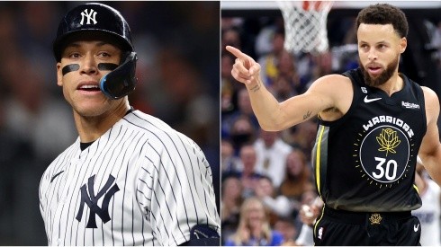 Aaron Judge y Stephen Curry