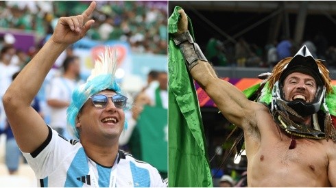 Argentina and Mexico fan