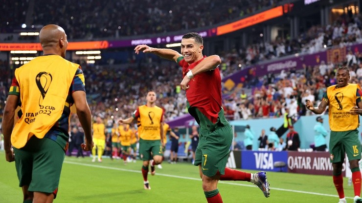 Con gol récord de Cristiano, Portugal le ganó 3-2 a Ghana
