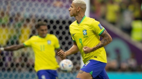 Foto: Lucas Figueiredo/CBF | Richarlison foi autor dos dois gols do Brasil