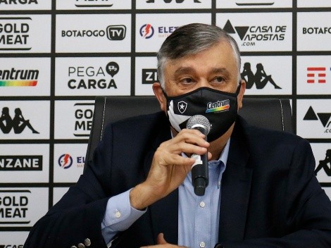 Presidente expõe atrasos no Botafogo mesmo com SAF