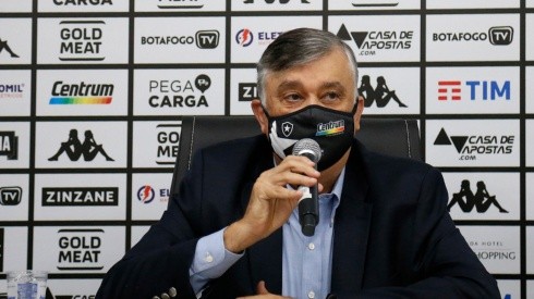 Foto: Vitor Silva/Botafogo/Divulgação - Durcesio Mello: presidente explicou a situação do Glorioso