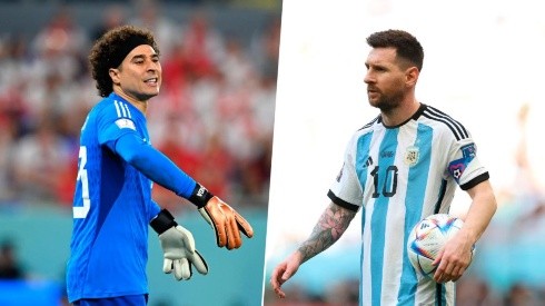 Guillermo Ochoa y Lionel Messi.