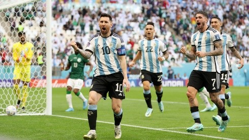 Lio Messi y toda la escaloneta de Argentina en llamas para ganar a México