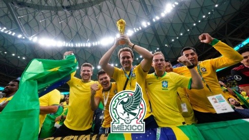 Fans brasileños van con la Selección mexicana 2022