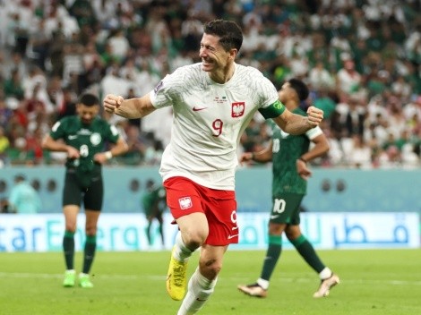 Primer gol para Lewandowski en Mundiales, Polonia venció a Arabia Saudita
