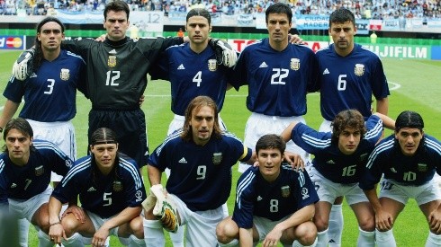La imagen de un partido poco recordado por la Selección Argentina.