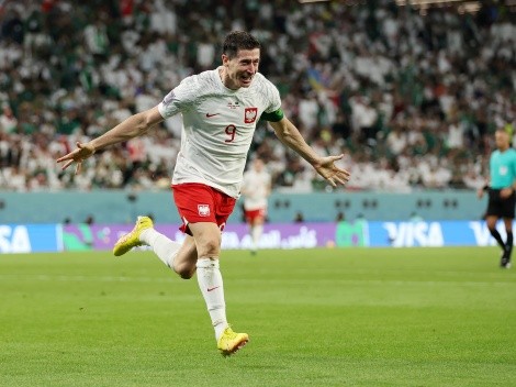 Lewandowski rompió en llanto tras marcar el segundo gol de Polonia