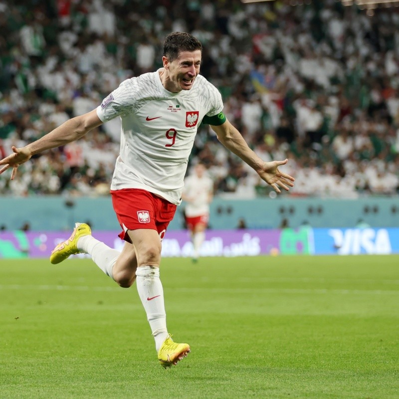 Lewandowski rompió en llanto tras marcar el segundo gol de Polonia