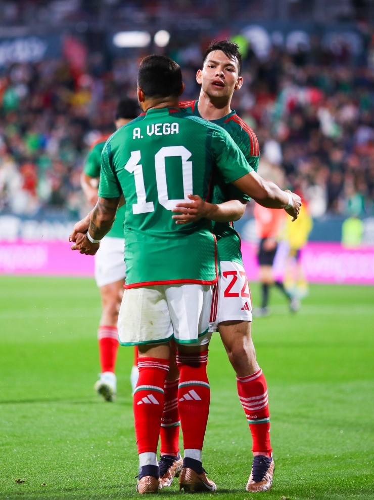 Alexis Vega e Hirving Lozano serán las cartas ofensivas del Tri (Getty Images)