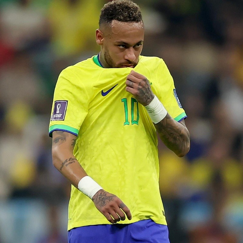 Neymar mostró cómo está su tobillo