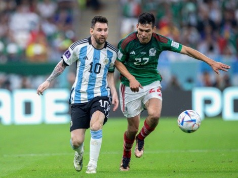 Argentina vence a México. Uriel Antuna ingresó de cambio