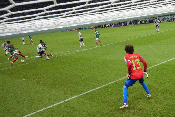Lionel Messi y su gol contra Guillermo Ochoa
