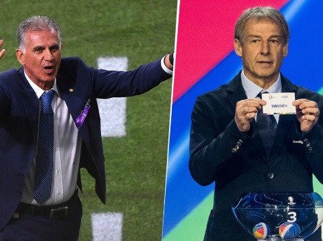 ¡El agarrón entre Jürgen Klinsmann y Carlos Queiroz en Qatar 2022!