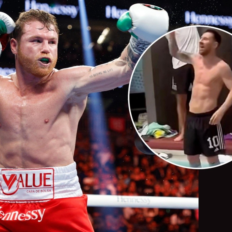 ¿Por qué "Canelo" Álvarez se enojó con Lionel Messi? (VIDEO)