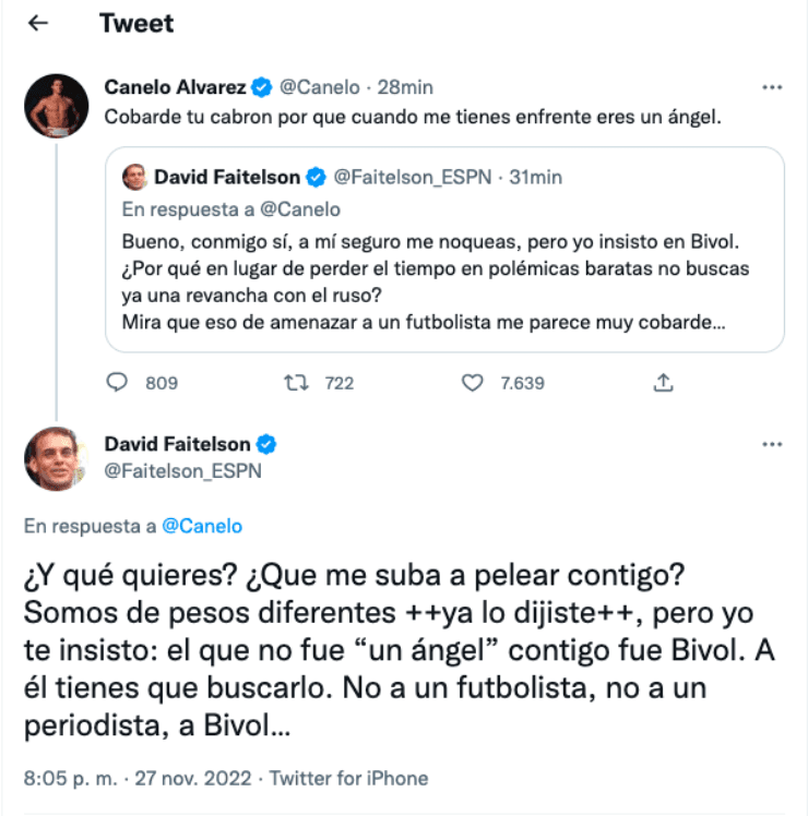 Tweet Canelo Faitelson 2