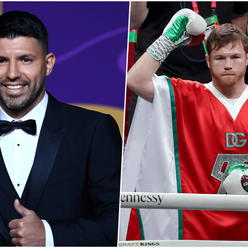 Kun Aguero le respondió a Canelo Álvarez: "Seguramente no sabes de futbol"