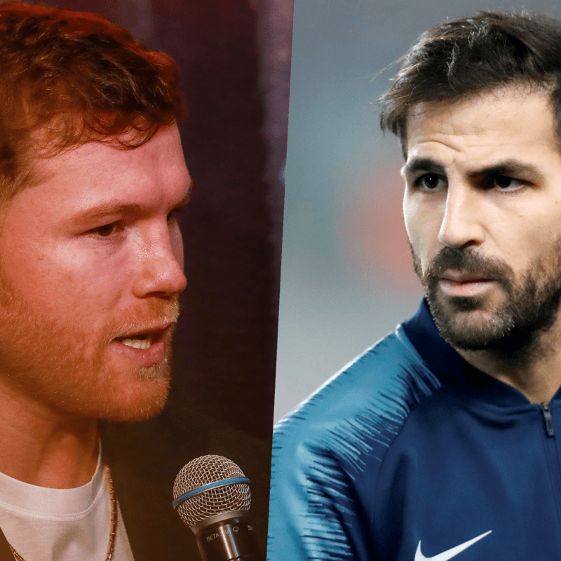 Cesc Fábregas tundió a Canelo Álvarez por sus dichos sobre Messi