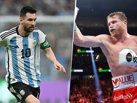Canelo señala a Lionel Messi y lo amenaza tras pisar la camiseta de México