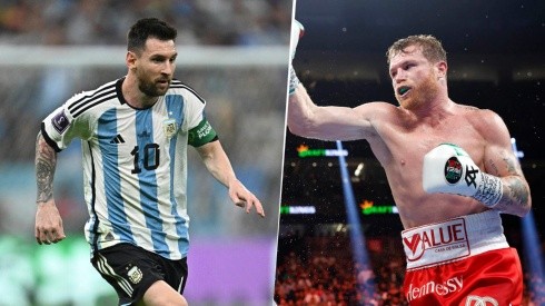 Canelo señala a Lionel Messi y lo amenaza tras pisar la camiseta de México