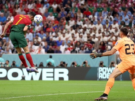 ¿La tocó Cristiano? El gol con el que Portugal se adelantó ante Uruguay