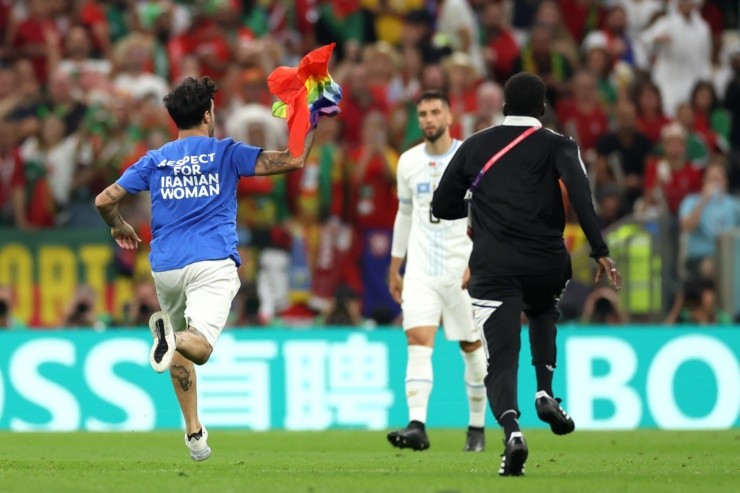 Espontáneo en el Portugal vs. Uruguay | Getty