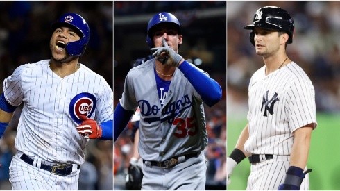 Willson Contreras, Cody Bellinger y Andrew Benintendi