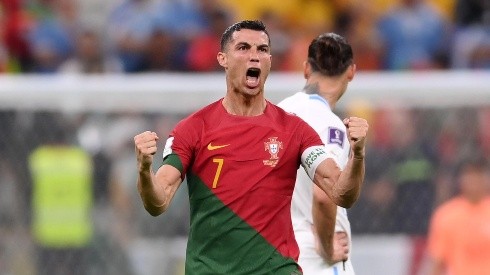 Cristiano Ronaldo en la victoria ante Uruguay.