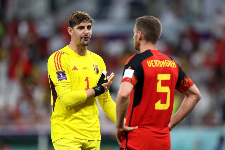 Courtois sale al paso de la polémica | Foto: Getty Images 