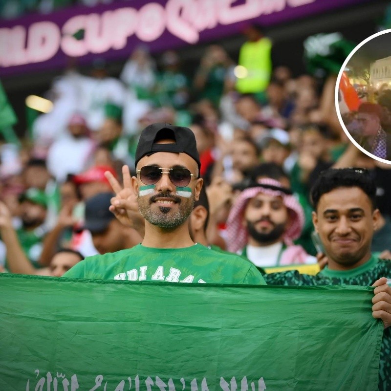 VIDEO | Previo a jugar contra México, fans de Arabia Saudita hacen sorpresa