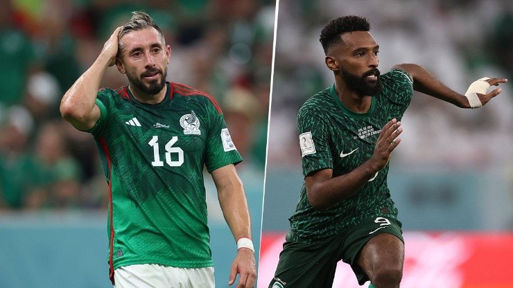 México y Arabia Saudita, interesante duelo. Getty.