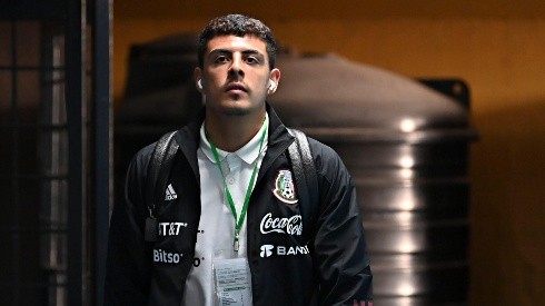 David Ochoa en una concentración de la selección mexicana.