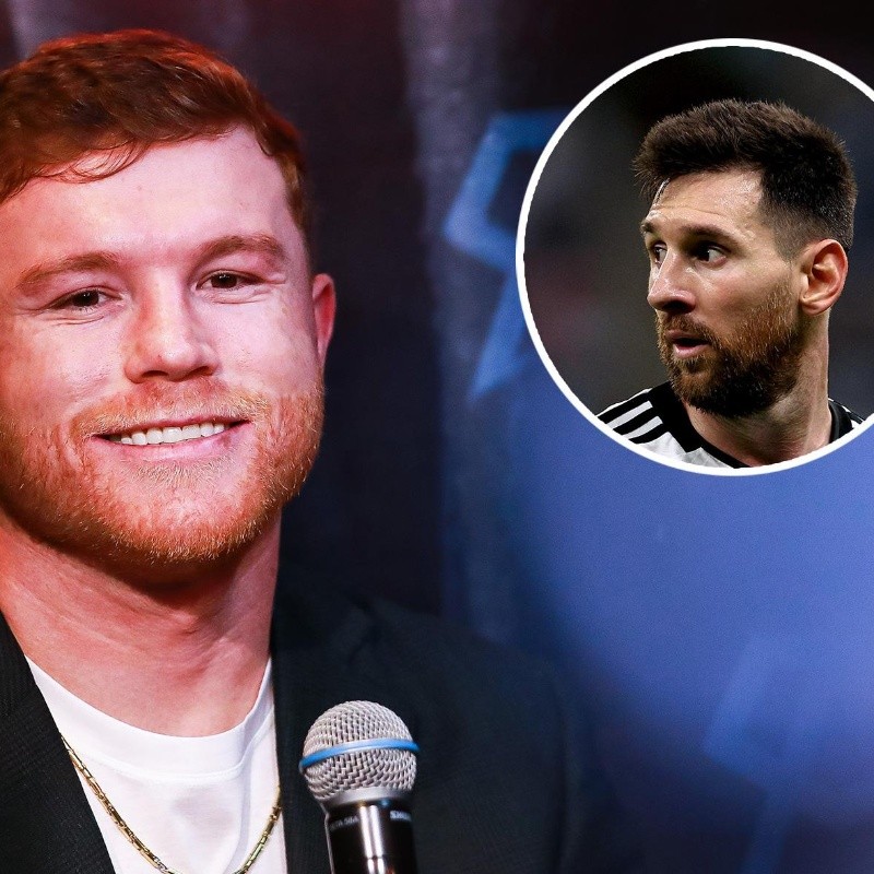 Recapacitó: Canelo Álvarez le pidió disculpas a Messi con este mensaje