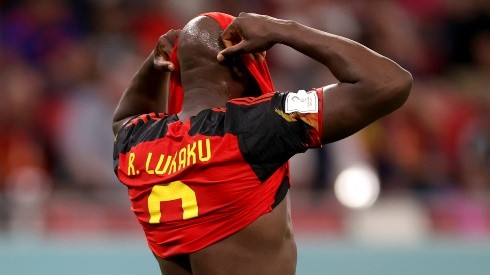 Romelu Lukaku sufre la eliminación de Bélgica en el mundial