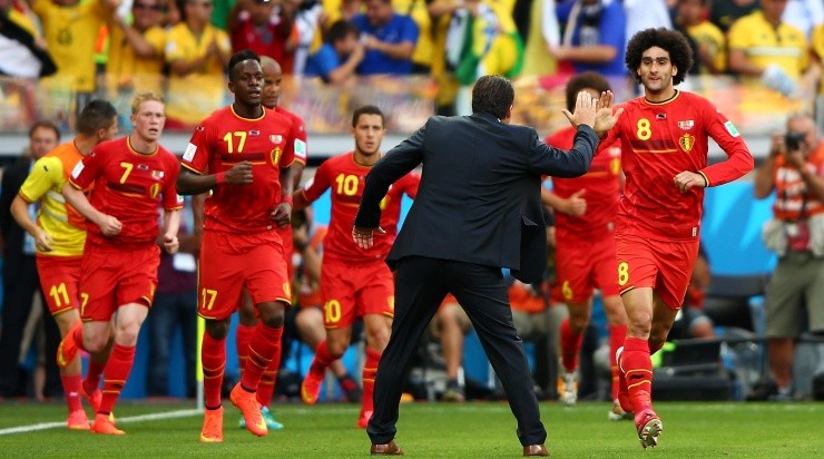 Foto: Ian Walton/Getty Images) - Bélgica foi comandada por Marc Wilmots no Brasil.
