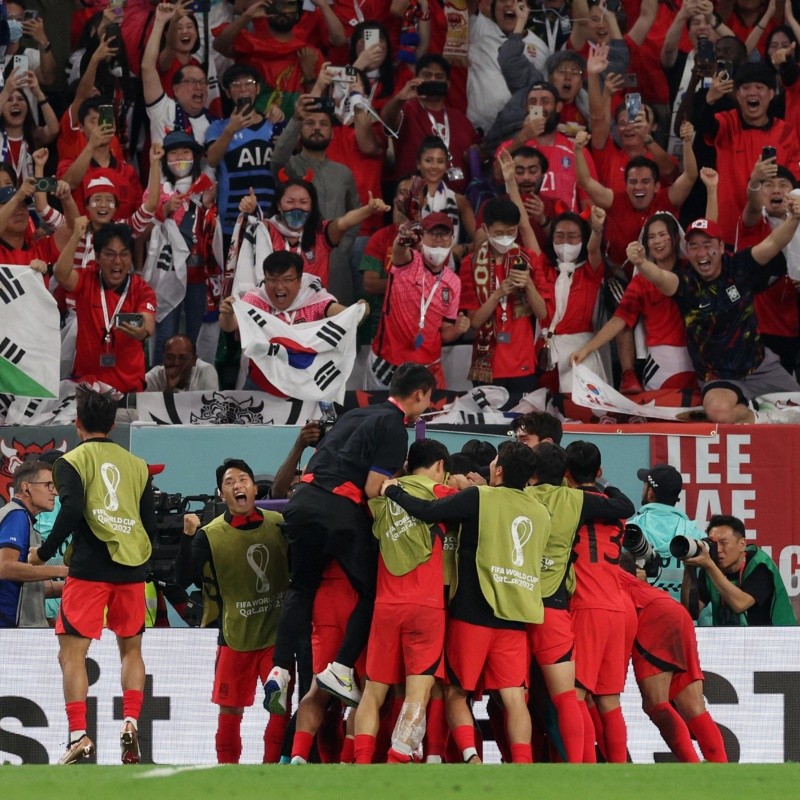 Agónico: Corea del Sur se metió en octavos de final con un gol sobre el final