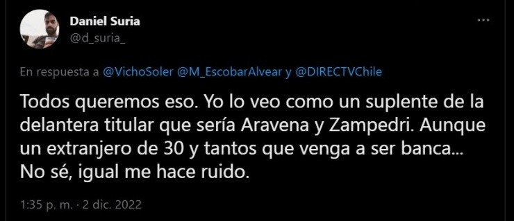 Franco Di Santo Universidad Católica