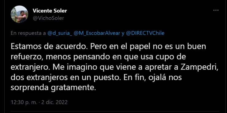 Franco Di Santo Universidad Católica