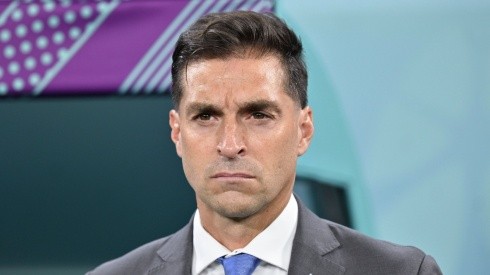 Diego Alonso, entrenador de Uruguay.