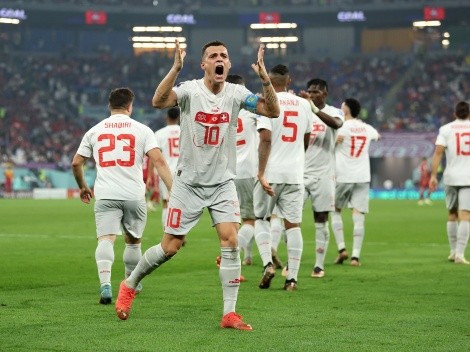 Suiza derrotó a Serbia en un partidazo y avanzó a Octavos de Final