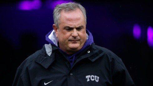 HC Sonny Dykes of the TCU Horned Frogs