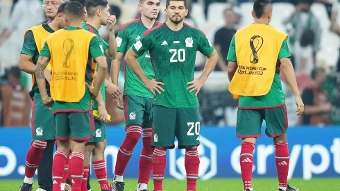 La selección mexicana el día de la eliminación en Qatar 2022.