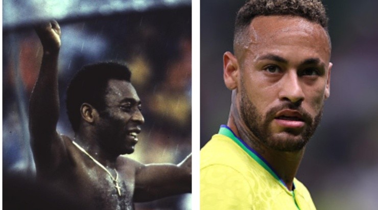 Foto Pelé: Hulton Archive/Getty Images - Foto Neymar: Francois Nel/Getty Images - Pelé e Neymar foram revelados pelo Santos